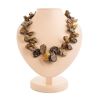 Black Amber Beaded Necklace, image 