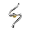 Lemon Amber Pendant In Sterling Silver The Leia, image 