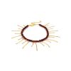 Safari Style Amber Beaded Bracelet The Palazzo, image 