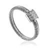 Designer Crystal Encrusted Ring The Silk, Ring Size: 6.5 / 17, image 