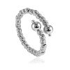 Laconic Beaded Coil Ring The Sparkling, Ring Size: 6 / 16.5, image 