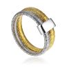 Textured Bicolor Band Ring The Silk, Ring Size: 5.5 / 16, image 