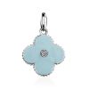 Clover Design Enamel Diamond Pendant The Heritage, image 