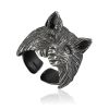 Designer Cat Motif Adjustable Ring, Ring Size: 6.5 / 17, image 