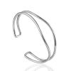 Boho Chic Silver Cuff Bracelet The ICONIC, image 