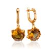 Fabulous Gold-Plated Zultanite Earrings, image 