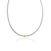 Chic Necklace With Gilded Heart Pendant The Silk, image 