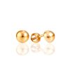 Gilded Stud Earrings, image 