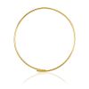 Designer Gilded Hoop Necklace The Silk, image 