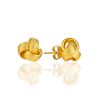 Chic Gilded Stud Earrings The Silk, image 