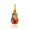Colorful Enamel Matryoshka Pendant The Romanov, image 