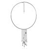 Bold Hoop Necklace With Chains The Sparkling, image 