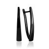 Sleek Geometric Earrings The ICONIC black edition, image 
