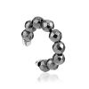 Bold Ear Cuff With Hematite Beads The Link, image 