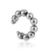 Ear Cuff With Glossy Hematite Beads The Link, image 