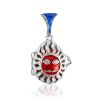 Celestial Design Enamel Locket Egg Pendant The Romanov, image 