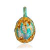 Classy Enamel Egg Pendant With Crystals The Romanov, image 