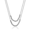 Double-Layered Necklace With Beads The Sparkling, image 
