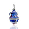 Samovar Pendant With Blue Enamel And Crystals The Romanov, image 