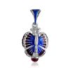 Butterfly Pendant With Enamel And Crystals The Romanov, image 