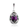 Multicolor Enamel Egg Pendant With Crystals The Romanov, image 