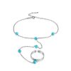 Designer Slave Bracelet With Turquoise The Link, image 