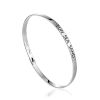 Trendy Bangle Bracelet With Engraving SUN SEA SAND The ICONIC, image 