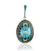 Mix Color Enamel Egg Pendant The Romanov, image 
