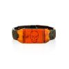 Bold Amber Bracelet With Engraving, image 