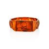 Bright Unisex Amber Bracelet With Engraving, image 