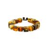 Bold Textured Amber Bracelet, image 
