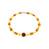 Boho Chic Style Amber Choker Necklace, image 