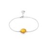 Classy Chain Bracelet With Natural Amber, image 