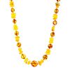 Wonderful Multicolor Amber Beaded Necklace, image 