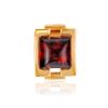 Classy Gilded Pendant With Natural Baltic Amber, image 