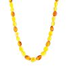 Lustrous Natural Amber Beaded Necklace, image 