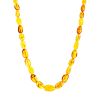 Multicolor Amber Beaded Necklace, image 