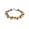 Floral Motif Amber Bracelet, image 