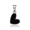 Cute Amber Heart Pendant, image 