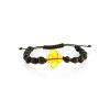 Chic Amber Shamballa Bracelet With Bright Bee For Kids, image 