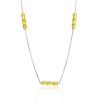 Subtle Design Chain Necklace With Amber, image 