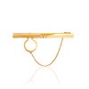 Glossy Tie Clip With Crystal, image 