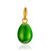 Tiny Green Enamel Egg Pendant The Romanov, image 