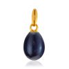 Tiny Blue Enamel Egg Pendant The Romanov, image 