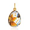 Butterfly Motif Egg Pendant With Enamel The Romanov, image 