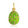 Enameled Egg Pendant With Crystals The Romanov, image 
