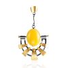 Ethnic Style Amber Pendant, image 