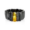 Fabulous One-Of-A-Kind Amber Bracelet With Insect Insertion, image 
