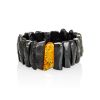 Exclusive Dark Amber Bracelet With Insect Insertion, image 