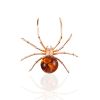 Bright Amber Spider Pendant, image 